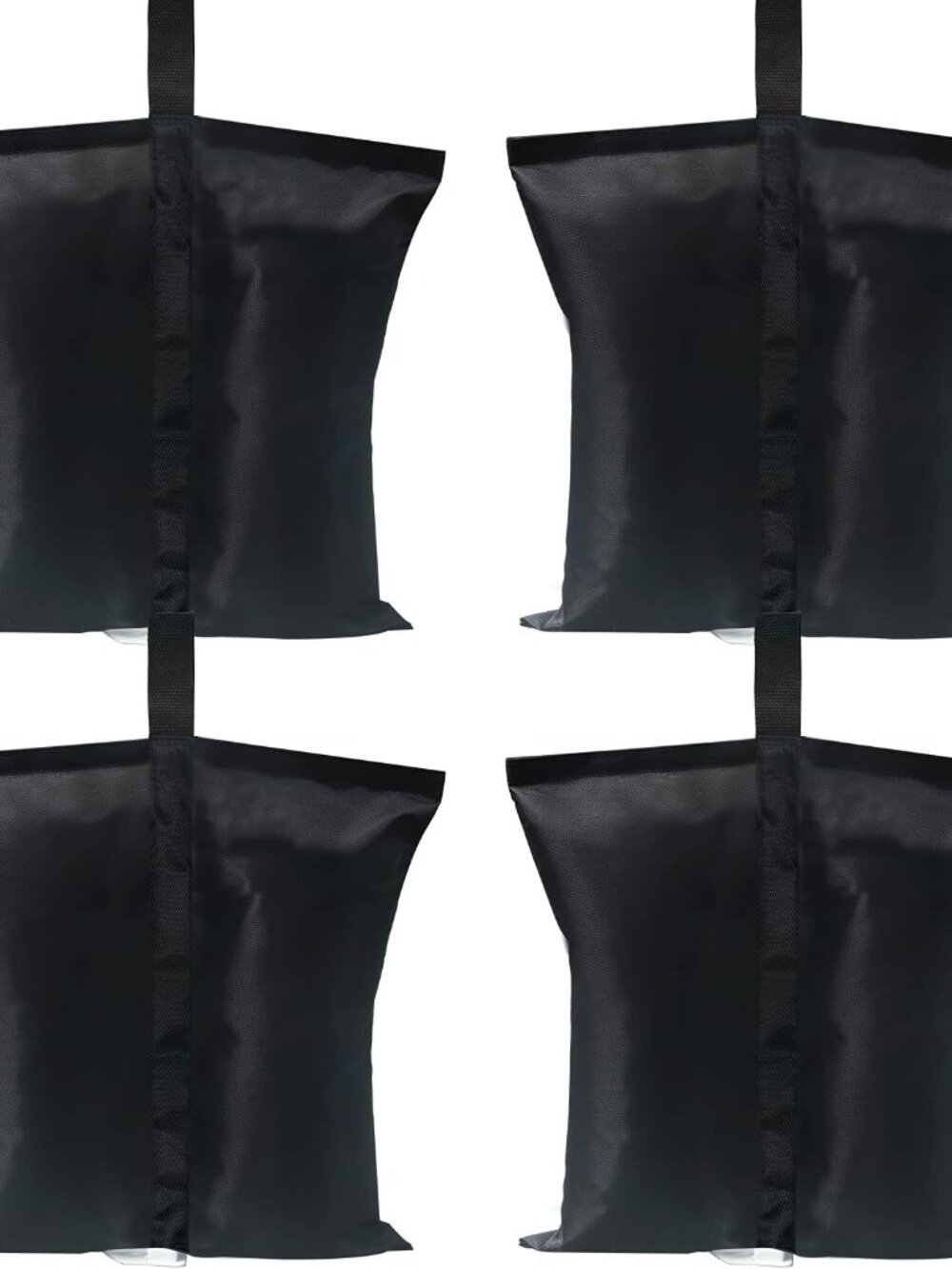 Canopy Weights 120 LBS Tent Sand Bags,4-Pack BlackNo Sand